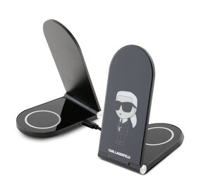 Karl Lagerfeld Karl Lagerfeld Magnetisches Schreibtischladegerät - Ikonik - Shwarz Karl Lagerfeld Karl Lagerfeld Magnetisches Schreibtischladegerät - Ikonik - Shwarz