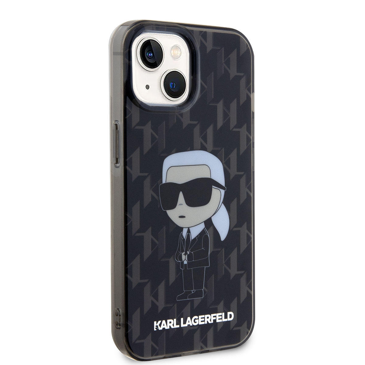 Karl Lagerfeld Karl Lagerfeld iPhone 15 Hardcase Backcover Ikonik Monogram - Zwart, foto 4 van 6
