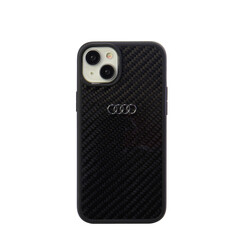 Audi iPhone 15 & 14 Plus Coque arrieÌ€re rigide R8 Serie - Noir