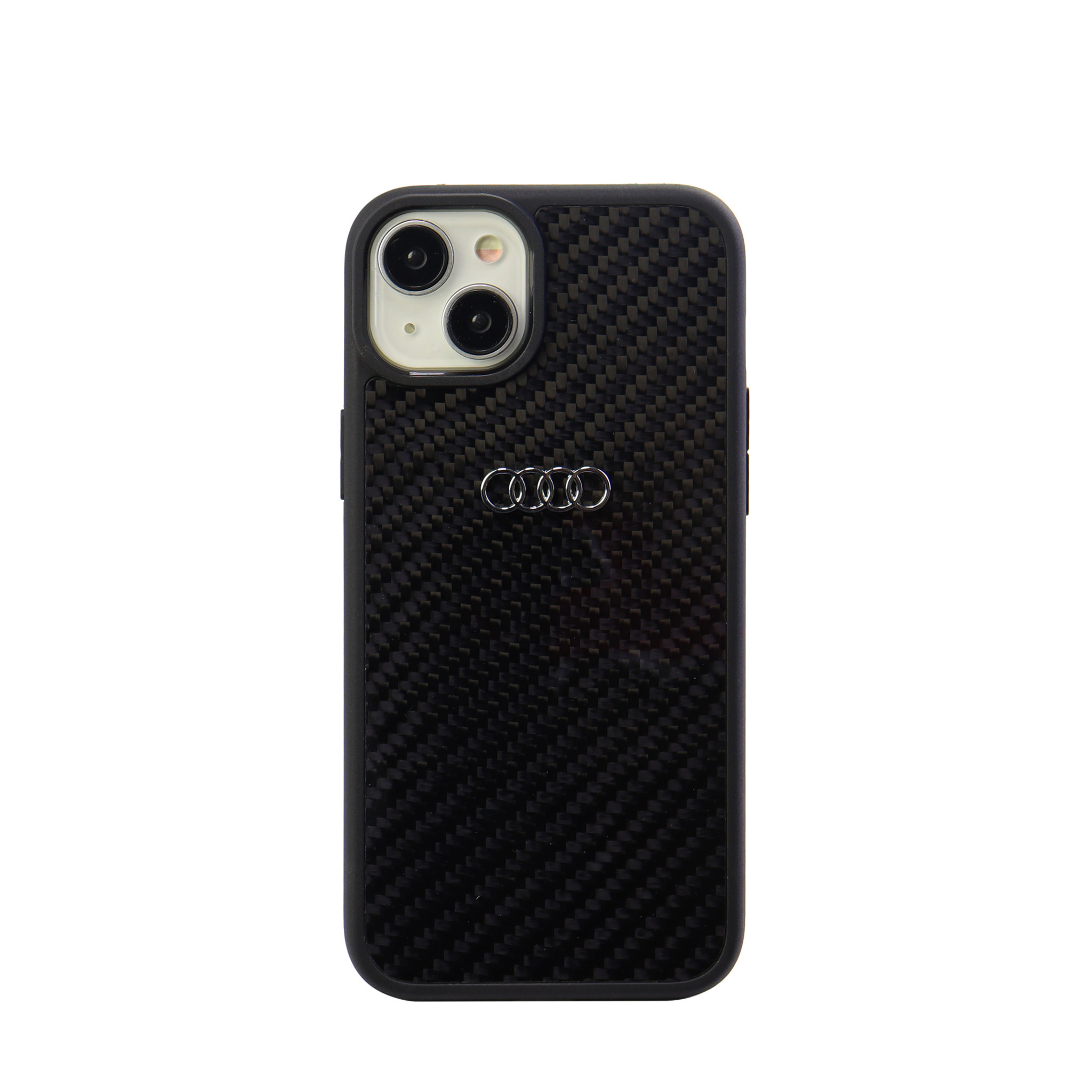 Audi Audi iPhone 15 & 14 Plus Hardcase Backcover R8 Serie - Zwart