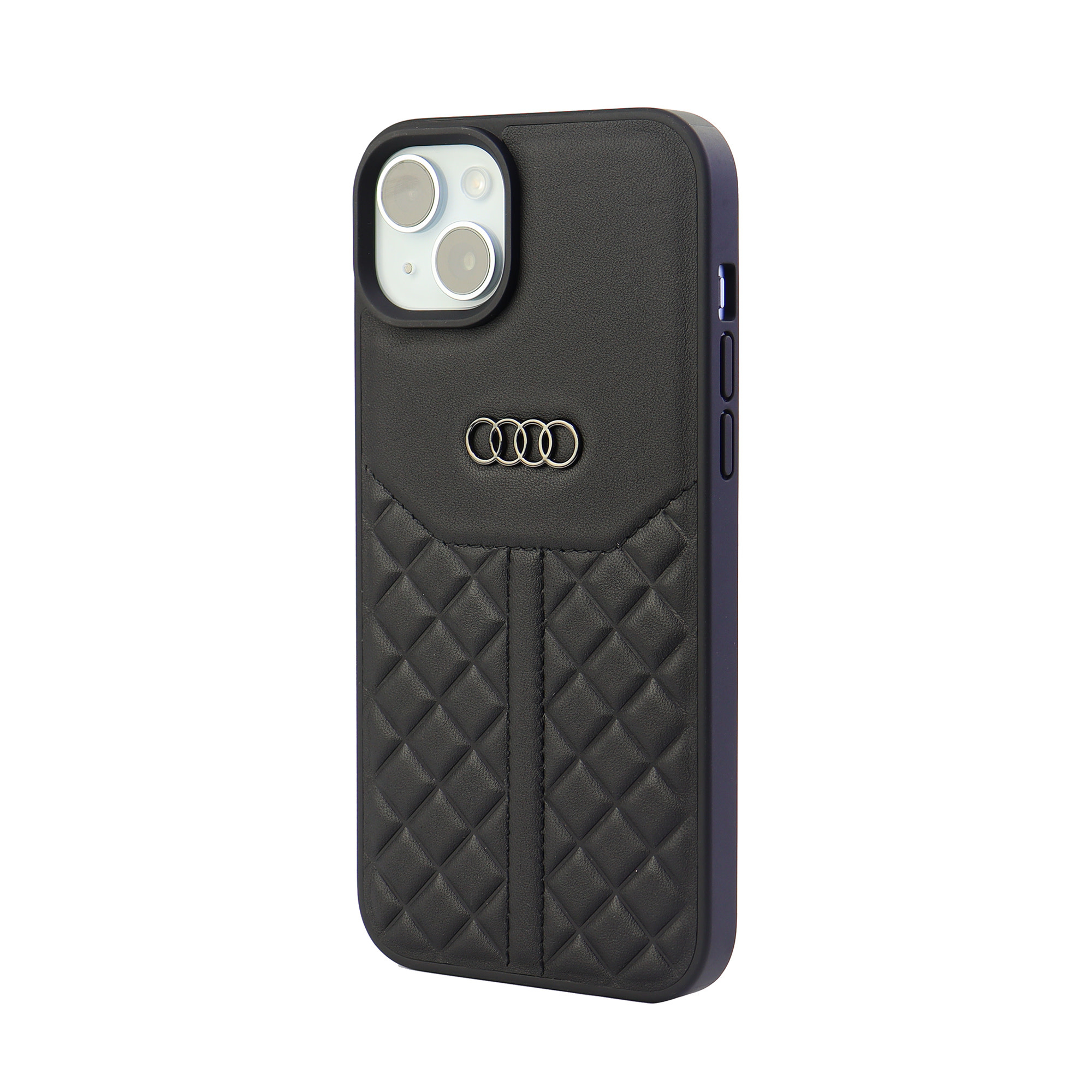 Audi Audi iPhone 15 & 14 Plus Hardcase hoesje - Q8 Serie - Zwart, foto 3 van 3