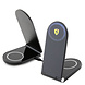 Ferrari Ferrari Magnetic Folding Desk Charger - Printed Shield - Black Ferrari Ferrari Magnetic Folding Desk Charger - Printed Shield - Black