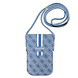Guess Guess Universal Wallet tas 4G Stripes - Blauw Guess Guess Universal Wallet tas 4G Stripes - Blauw