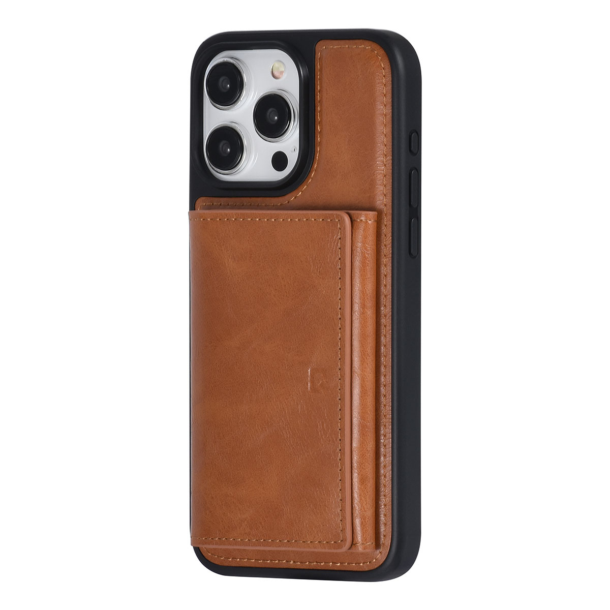 UNIQ Accessory UNIQAccessory iPhone 15 Pro Max Backcover hoesje met afneembare Pasjeshouder - LichtBruin, foto 2 van 6