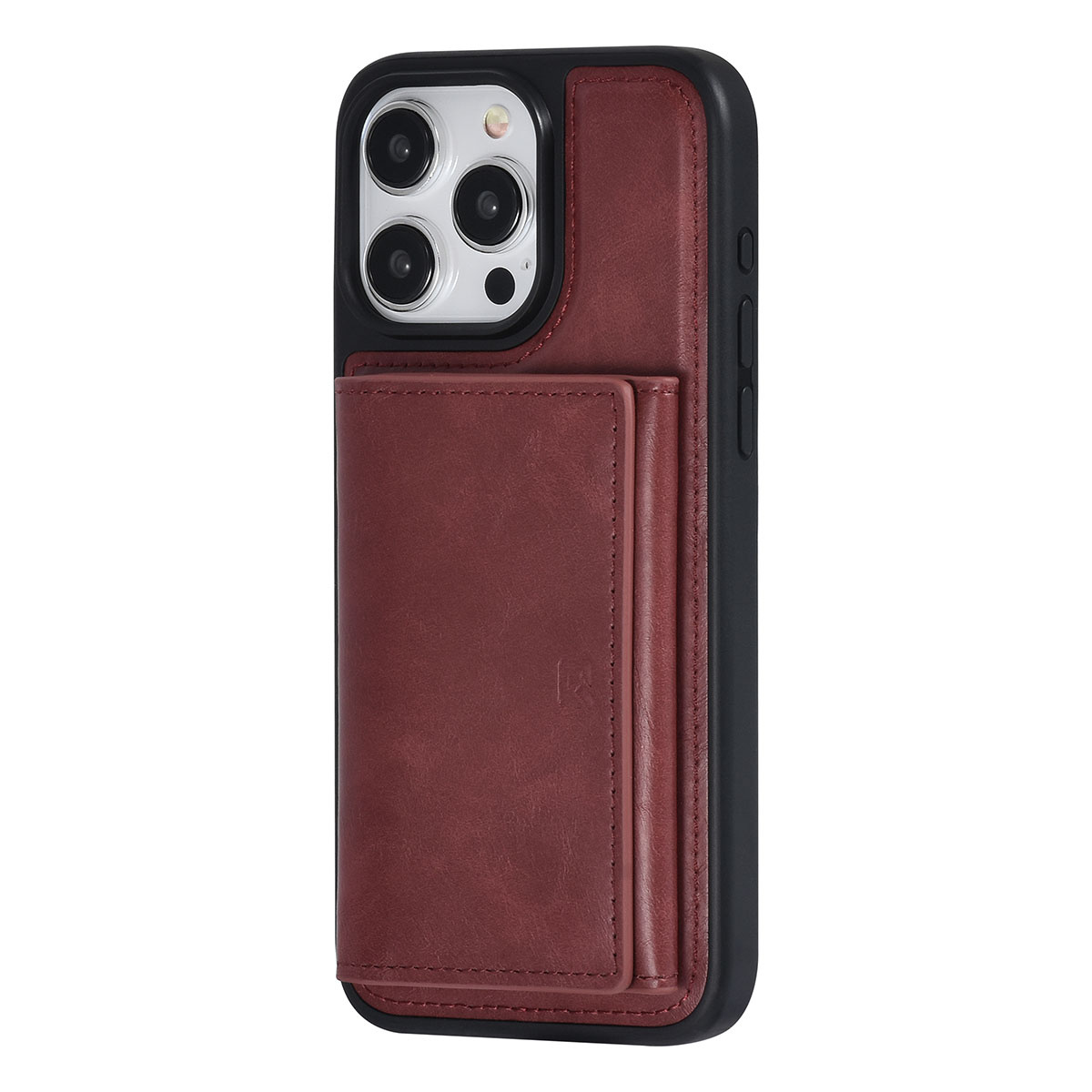 UNIQ Accessory UNIQAccessory iPhone 15 Pro Max Backcover hoesje met afneembare Pasjeshouder - Rood, foto 2 van 6