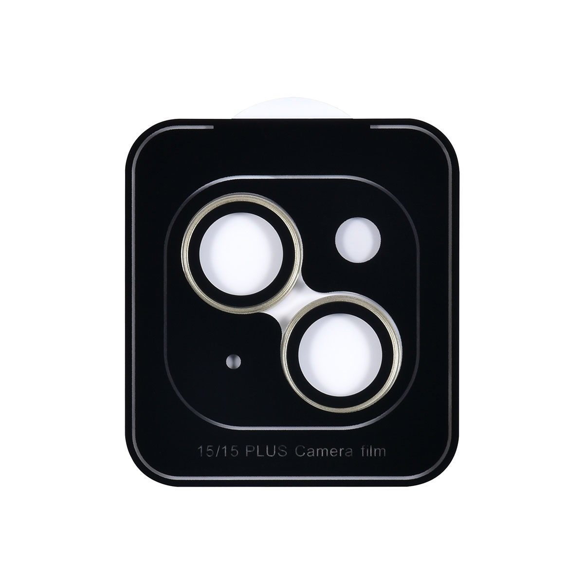 UNIQ Accessory UNIQAccessory iPhone 15 & iPhone 15 Plus Lens Protector Tempered glass - Geel, foto 2 van 3