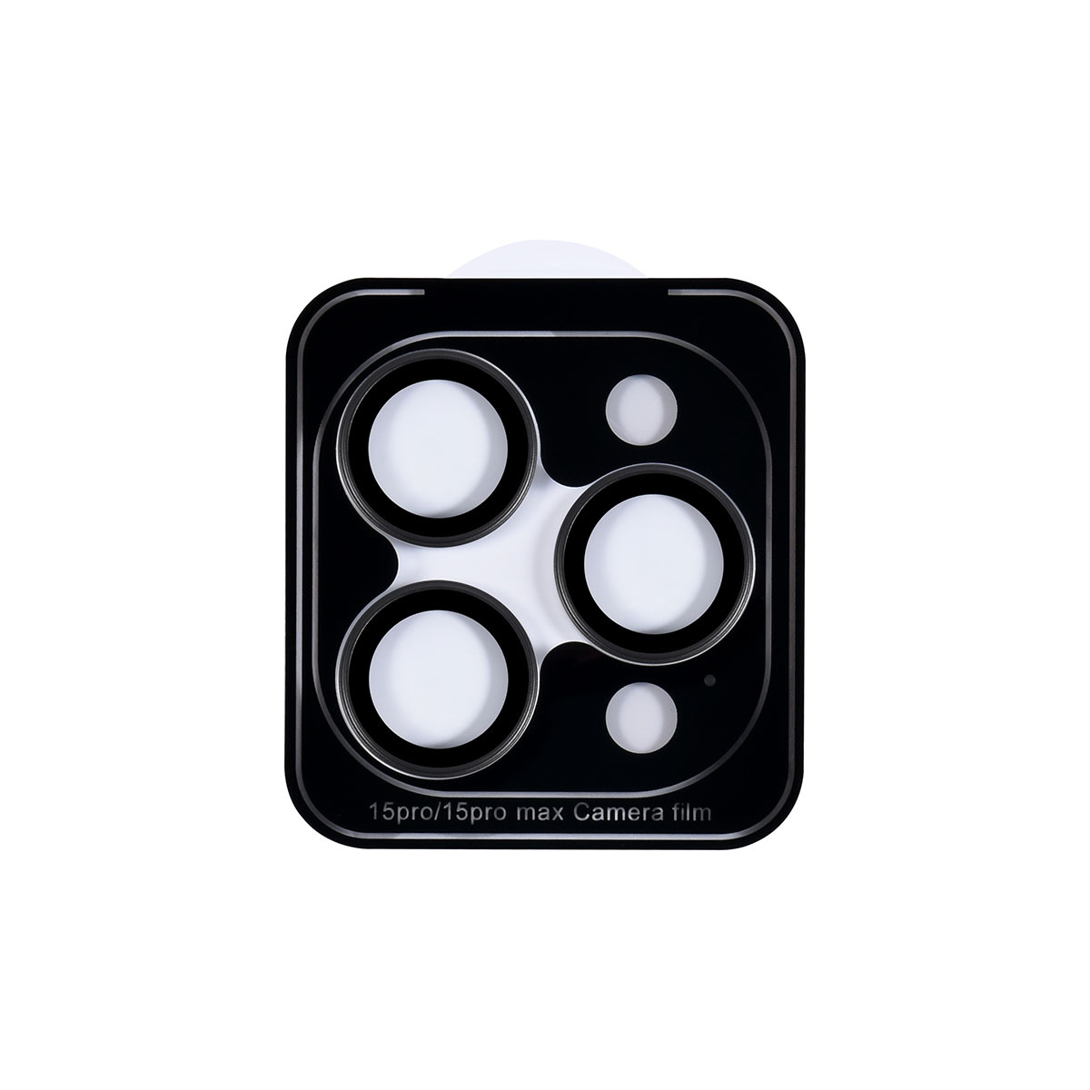 TUNIQ TUNIQ iPhone 15 Pro & 15 Pro Max Lens Protector - Full cover - Zwart