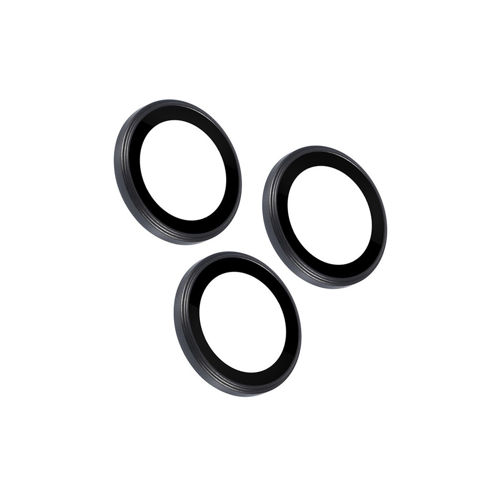 TUNIQ TUNIQ iPhone 15 Pro & 15 Pro Max Lens Protector - Full cover - Schwarz TUNIQ TUNIQ iPhone 15 Pro & 15 Pro Max Lens Protector - Full cover - Schwarz