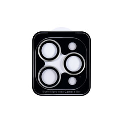 TUNIQ iPhone 15 Pro & 15 Pro Max Lens protector - Full cover  - Silver