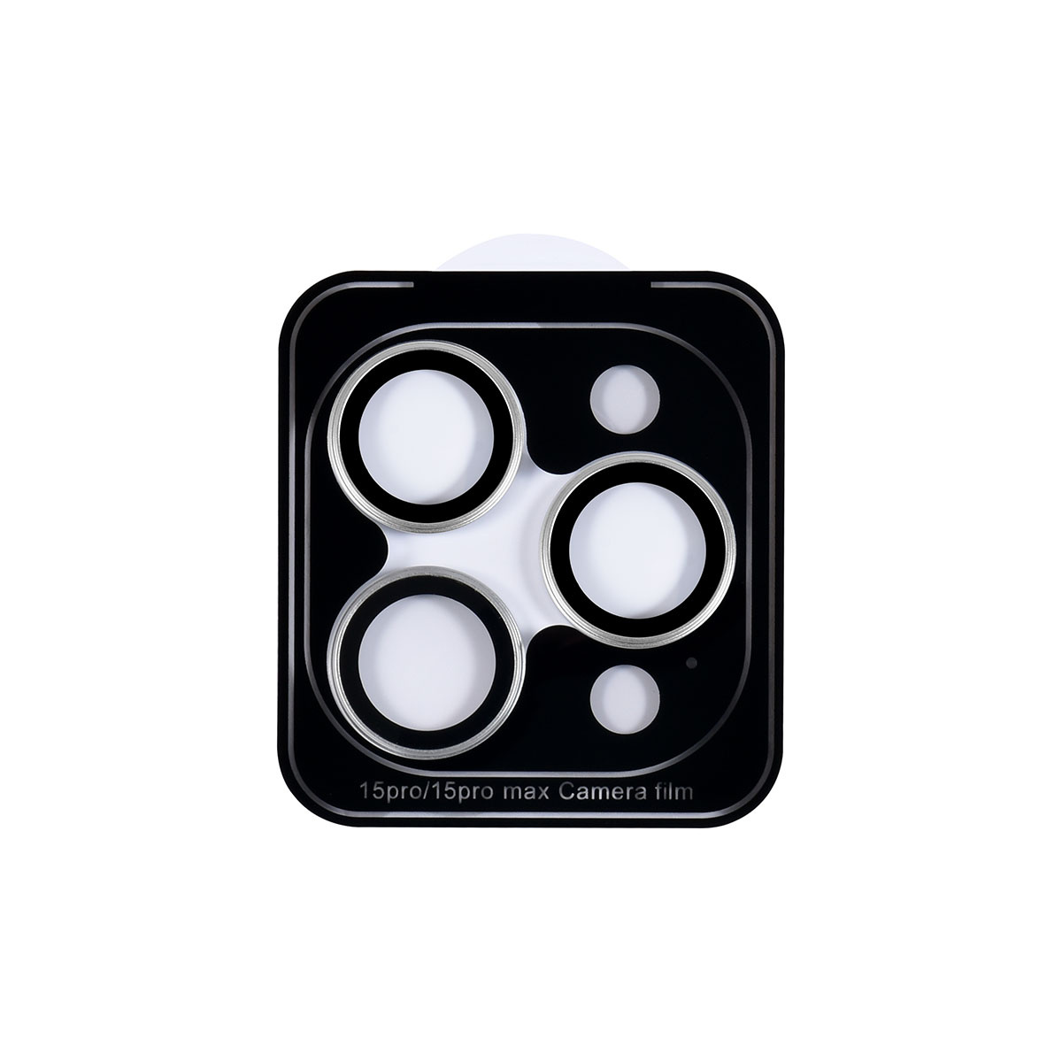 TUNIQ TUNIQ iPhone 15 Pro & 15 Pro Max Lens Protector - Full cover - Zilver
