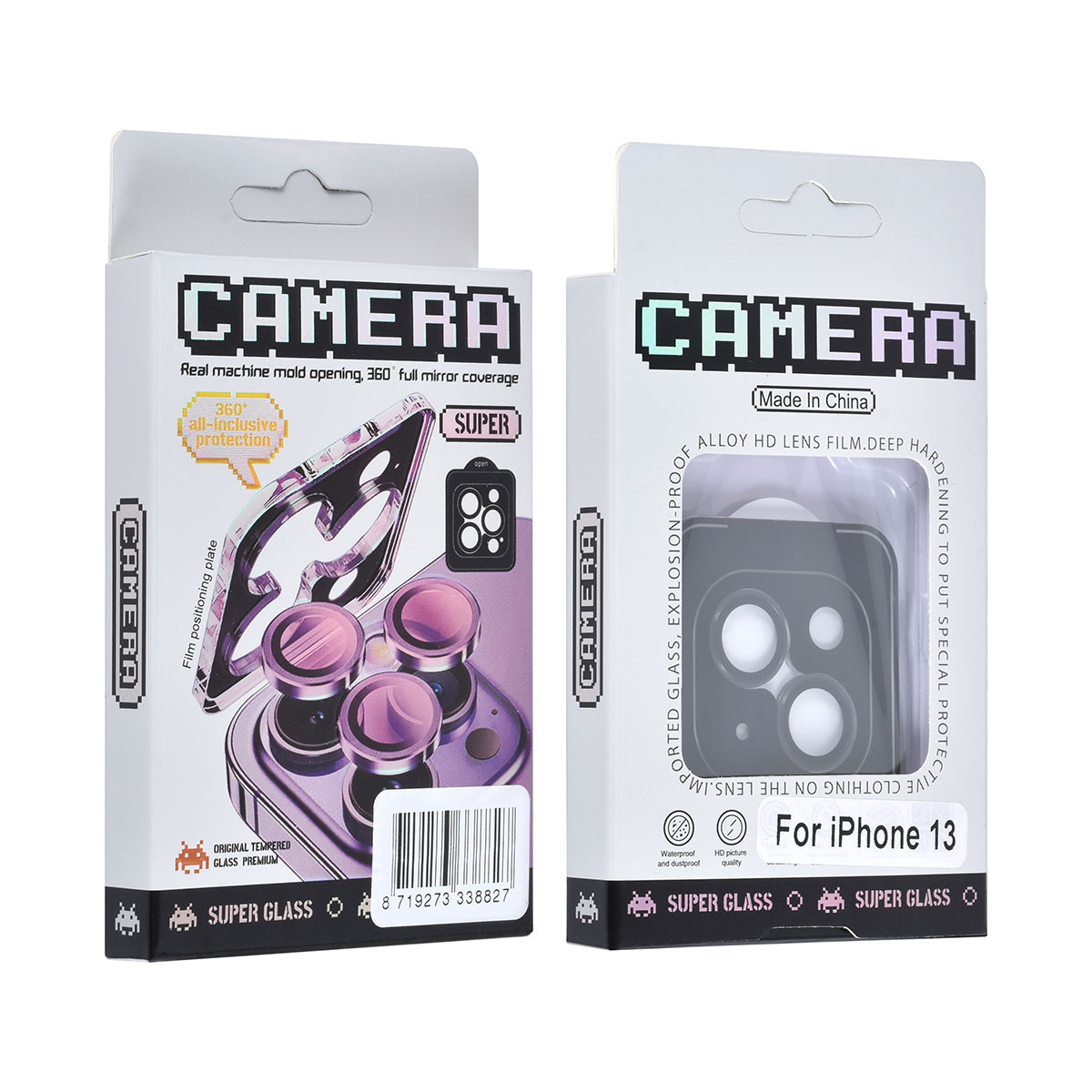 UNIQ Accessory UNIQAccessory iPhone 13 Lens Protector Tempered glass - Zwart, foto 3 van 3