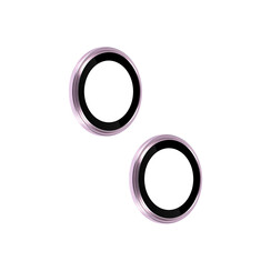 UNIQAccessory iPhone 13 Lens protector - Tempered glass - Pink
