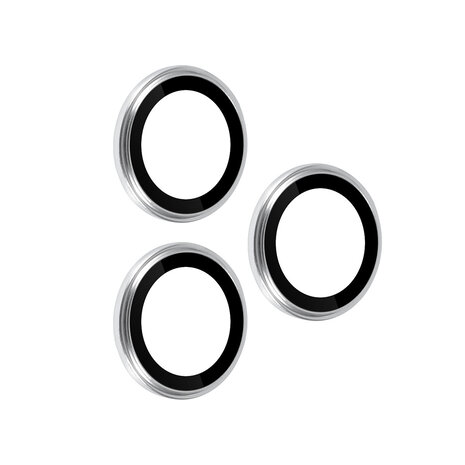 UNIQ Accessory UNIQAccessory iPhone 13 Pro & 13 Pro Max Lens Protector Tempered glass - Zilver UNIQ Accessory UNIQAccessory iPhone 13 Pro & 13 Pro Max Lens Protector Tempered glass - Zilver