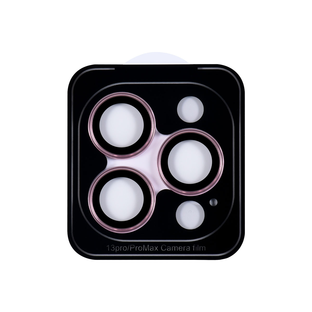 UNIQ Accessory UNIQAccessory iPhone 13 Pro & 13 Pro Max Lens Protector Tempered glass - Roze, foto 2 van 3