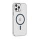 UNIQ Accessory UNIQ Accessory iPhone 12 Pro Max Coque arrière rigide magsafe compatible - transparant - Gris UNIQ Accessory UNIQ Accessory iPhone 12 Pro Max Coque arrière rigide magsafe compatible - transparant - Gris