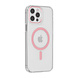 UNIQ Accessory UNIQ Accessory iPhone 12 Pro Max Coque arrière rigide magsafe compatible - transparant - Rose UNIQ Accessory UNIQ Accessory iPhone 12 Pro Max Coque arrière rigide magsafe compatible - transparant - Rose