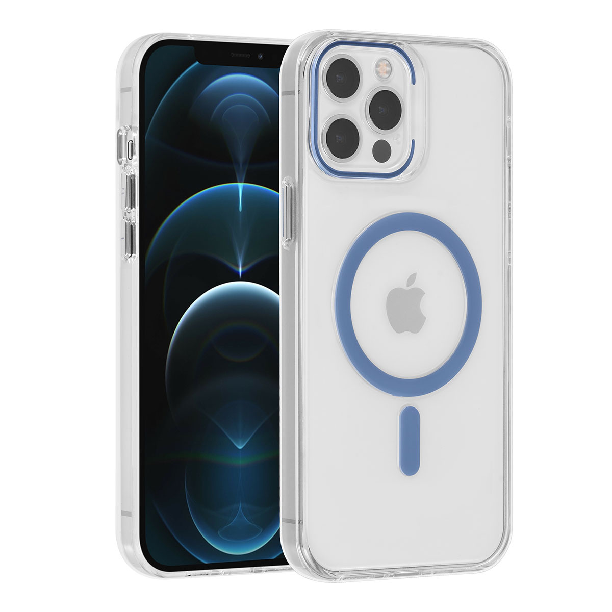 UNIQ Accessory UNIQ Accessory iPhone 12 Pro Max Hardcase Backcover magsafe compatible - transparant - LichtBlauw