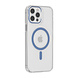 UNIQ Accessory UNIQ Accessory iPhone 12 Pro Max Coque arrière rigide magsafe compatible - transparant - Bleu clair UNIQ Accessory UNIQ Accessory iPhone 12 Pro Max Coque arrière rigide magsafe compatible - transparant - Bleu clair