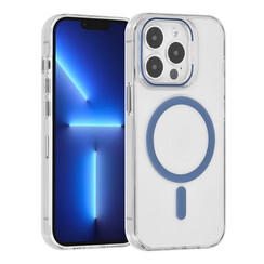UNIQ Accessory iPhone 13 Pro Hardcase-Rückseite - magsafe compatible - transparant - Hellblau