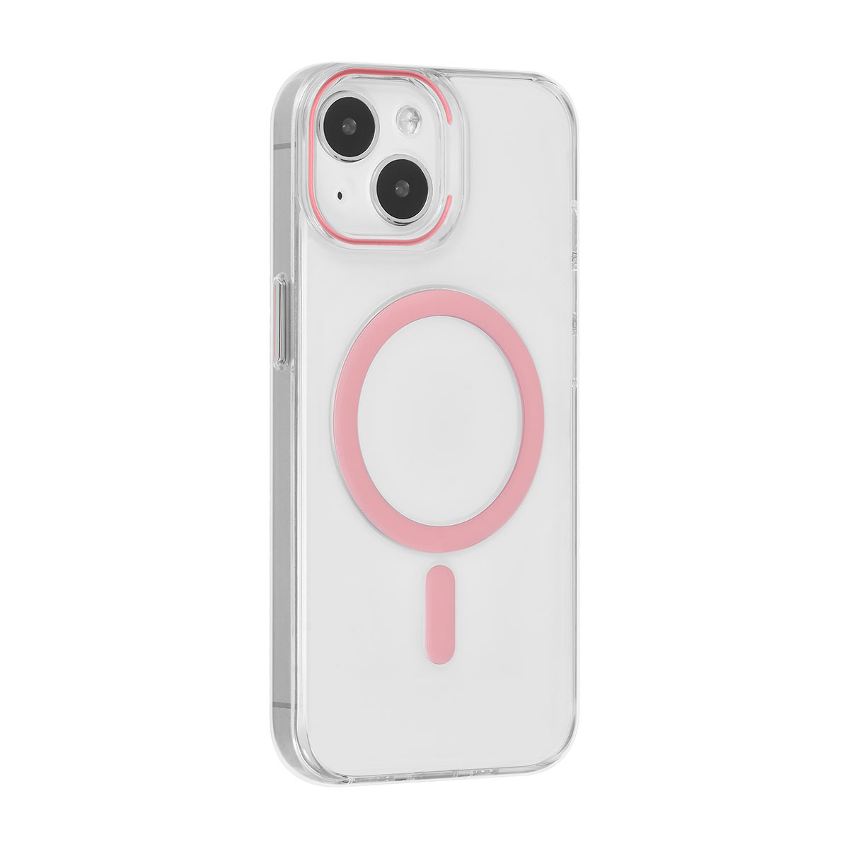 UNIQ Accessory UNIQ Accessory iPhone 15 Hardcase Backcover magsafe compatible - transparant - Roze, foto 2 van 4