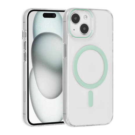 UNIQ Accessory UNIQ Accessory iPhone 15 Hardcase-Rückseite - magsafe compatible - transparant - Grün UNIQ Accessory UNIQ Accessory iPhone 15 Hardcase-Rückseite - magsafe compatible - transparant - Grün