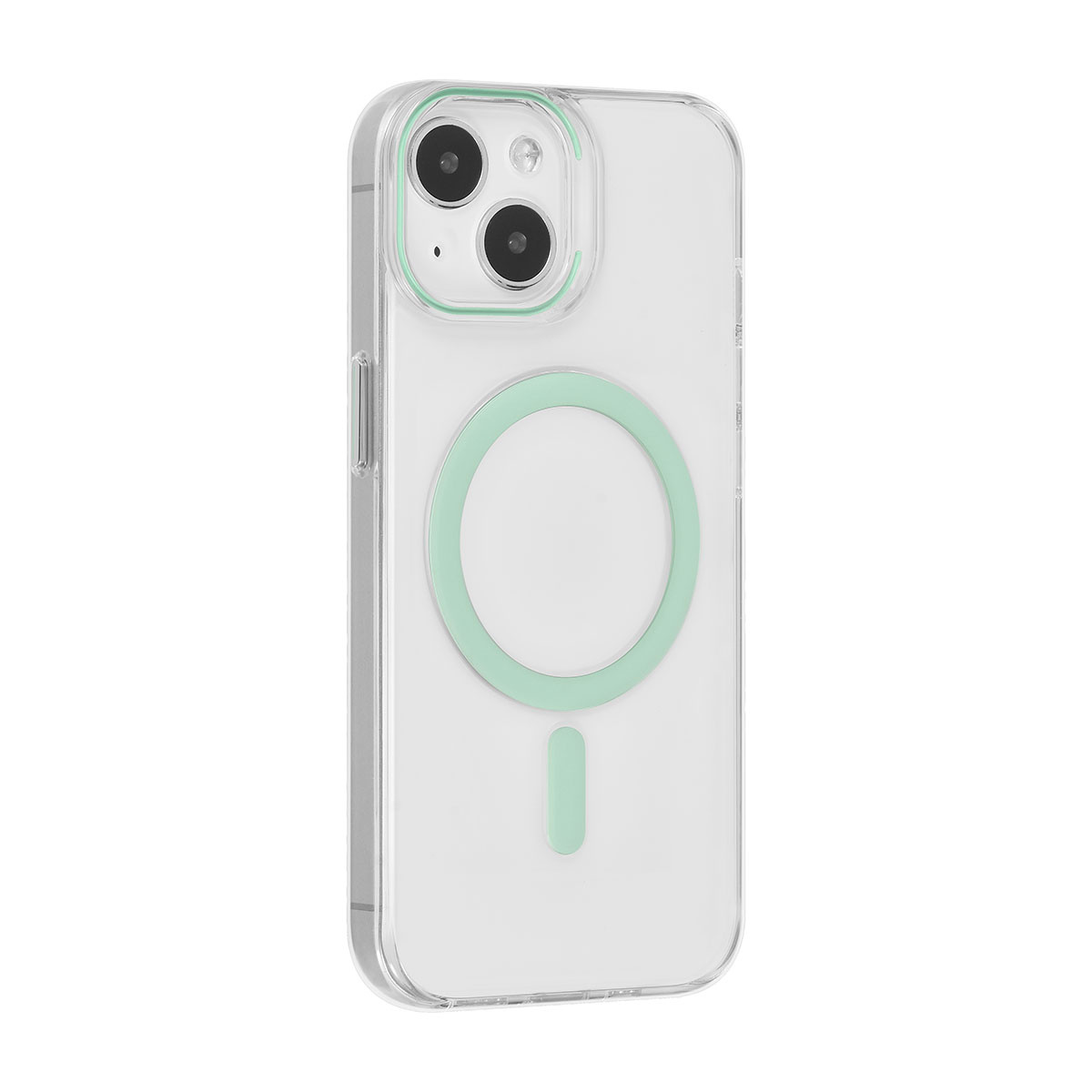 UNIQ Accessory UNIQ Accessory iPhone 15 Hardcase Backcover magsafe compatible - transparant - Groen, foto 2 van 4