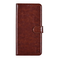 TUNIQ TUNIQ Galaxy A55 Book-Case hul  - Kartenhalter für 3 Karten - Magnetverschluss - Hanger - Braun