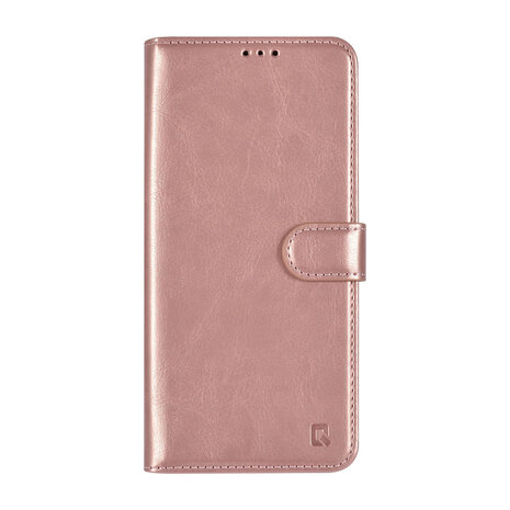 TUNIQ TUNIQ Galaxy A55 Book-Case hul - Kartenhalter für 3 Karten - Magnetverschluss - Hanger - Rose Gold TUNIQ TUNIQ Galaxy A55 Book-Case hul - Kartenhalter für 3 Karten - Magnetverschluss - Hanger - Rose Gold