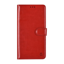 UNIQ Accessory Galaxy S24 Plus Book type case - 3 pasjeshouder - Red