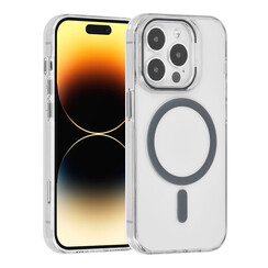 UNIQ Accessory iPhone 14 Pro Hardcase-Rückseite - magsafe compatible - transparant - Grau