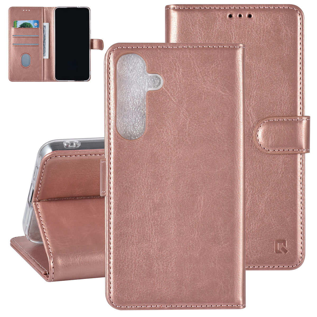 UNIQ Accessory UNIQ Accessory Galaxy S24 Plus Book Case hoesje 3 pasjeshouder - Rose Gold