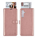 UNIQ Accessory UNIQ Accessory Galaxy A25 Book-Case hul - 3 pasjeshouder - Rose Gold UNIQ Accessory UNIQ Accessory Galaxy A25 Book-Case hul - 3 pasjeshouder - Rose Gold