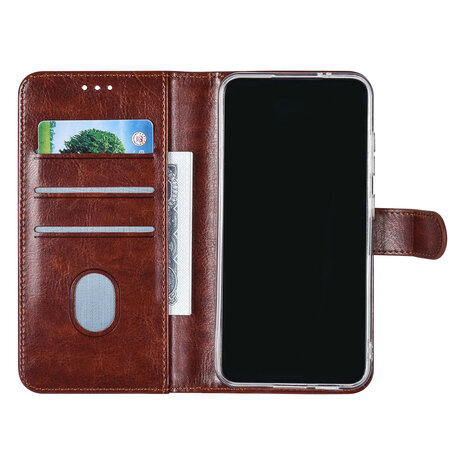 UNIQ Accessory UNIQ Accessory Galaxy S24 Book type case - 3 pasjeshouder - Brown UNIQ Accessory UNIQ Accessory Galaxy S24 Book type case - 3 pasjeshouder - Brown