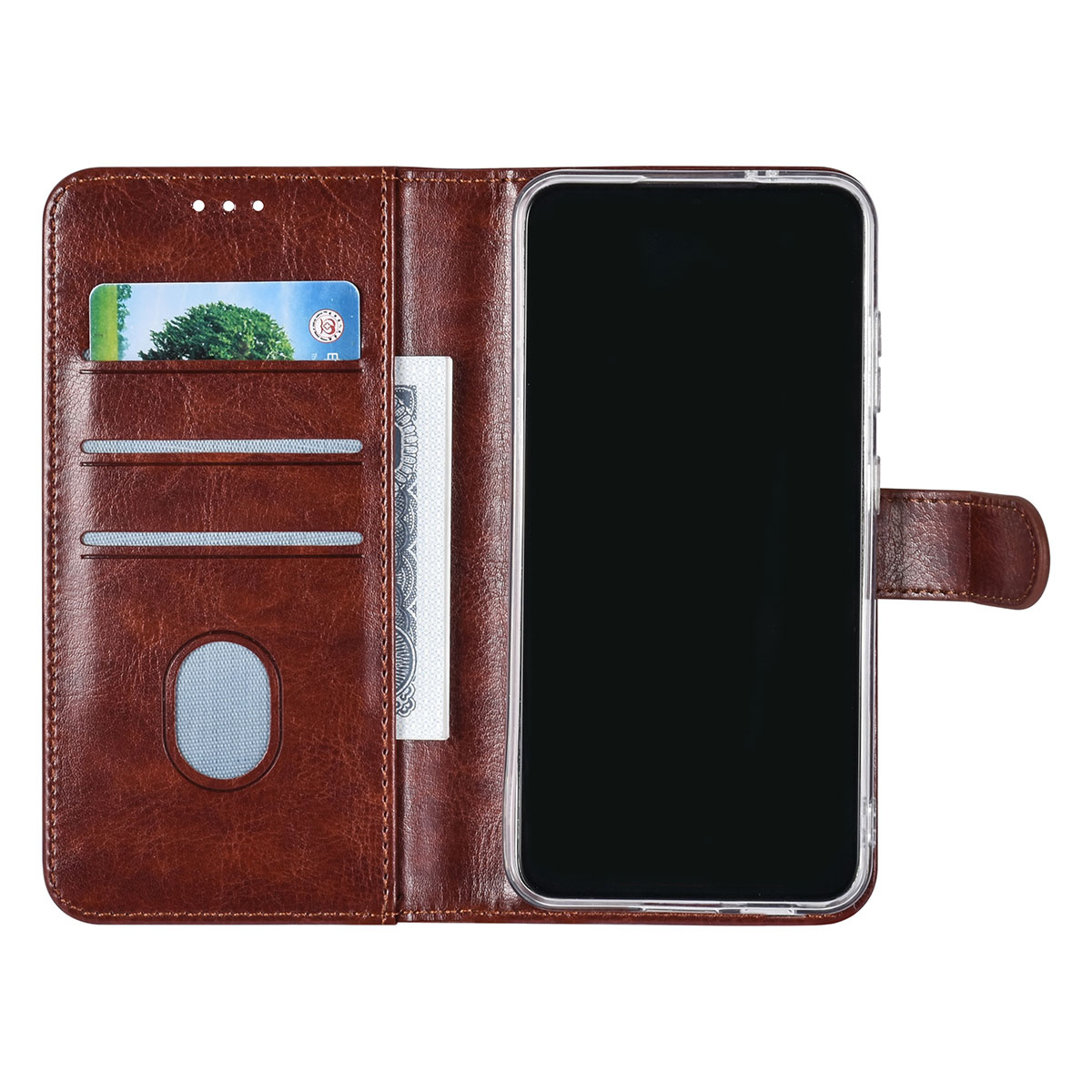 UNIQ Accessory UNIQ Accessory Galaxy S24 Book Case hoesje 3 pasjeshouder - Bruin, foto 4 van 5