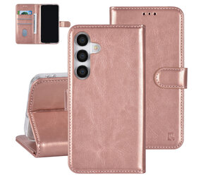 UNIQ Accessory UNIQ Accessory Galaxy S24 Book-Case hul - 3 pasjeshouder - Rose Gold UNIQ Accessory UNIQ Accessory Galaxy S24 Book-Case hul - 3 pasjeshouder - Rose Gold