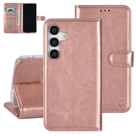 UNIQ Accessory UNIQ Accessory Galaxy S24 Book type case - 3 pasjeshouder - Rose Gold UNIQ Accessory UNIQ Accessory Galaxy S24 Book type case - 3 pasjeshouder - Rose Gold