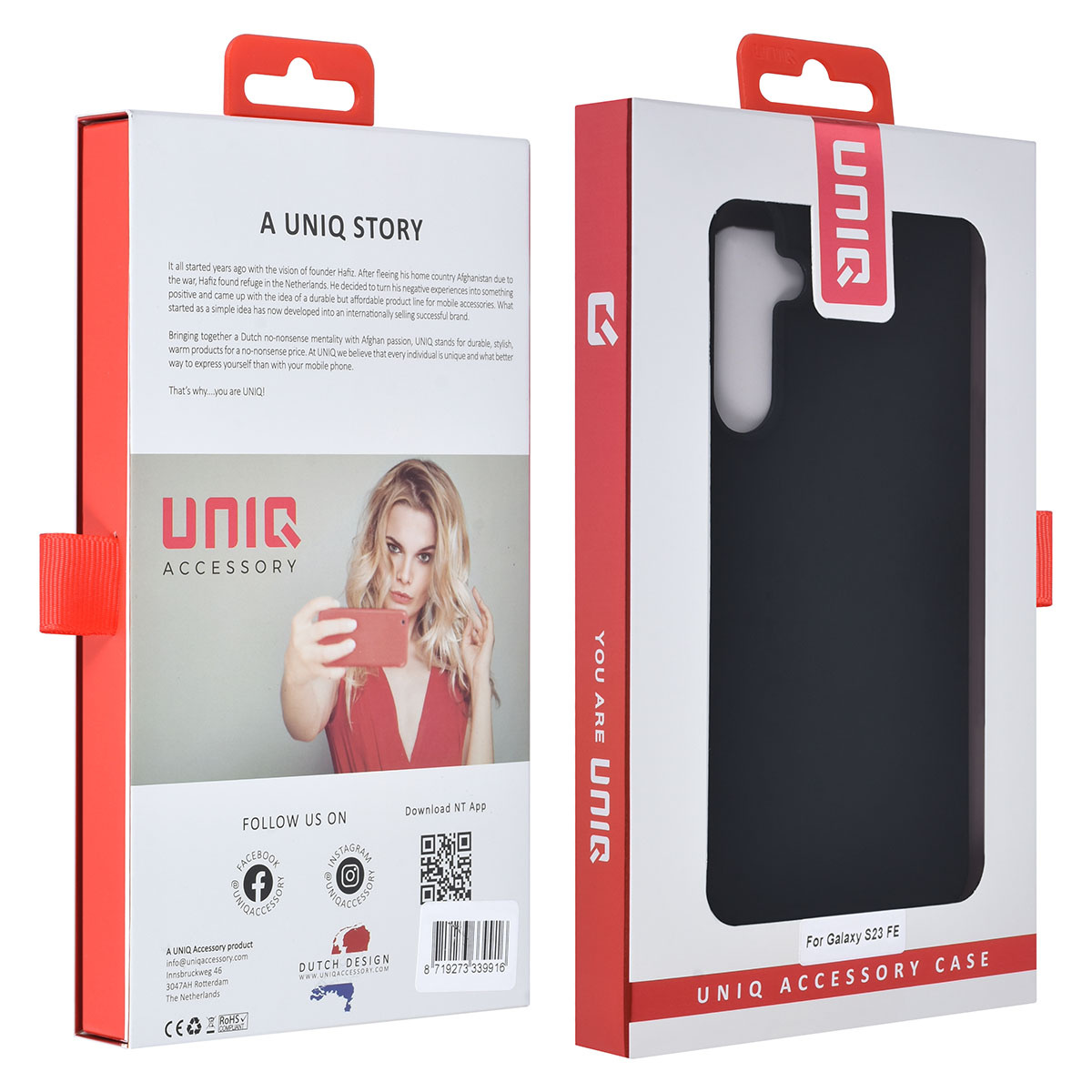 UNIQ Accessory UNIQ Accessory Galaxy S23 FE TPU Backcover dunne TPU - Zwart, foto 4 van 4