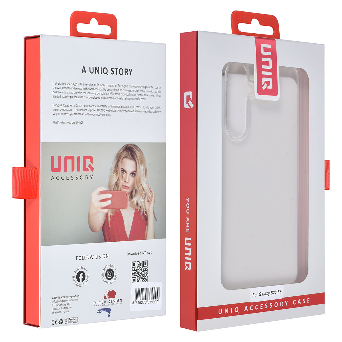 UNIQ Accessory UNIQ Accessory Galaxy S23 FE TPU Backcover dunne TPU - Transparant, foto 4 van 4