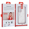 UNIQ Accessory UNIQ Accessory Galaxy S24 Backcover hoesje Gold Line - Marble
