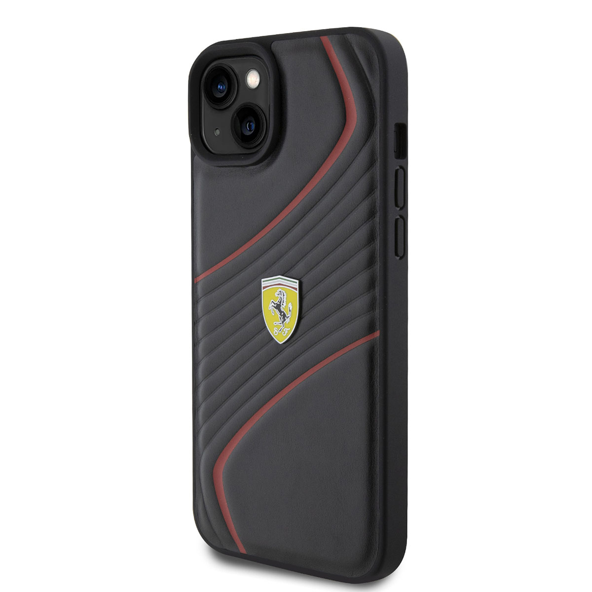 Ferrari Ferrari iPhone 15 & 14 Plus Backcover hoesje Twist - Zwart, foto 2 van 6