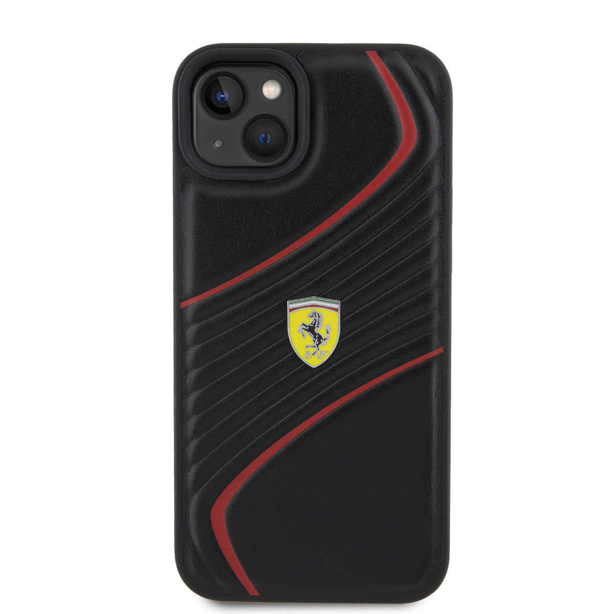 Ferrari Ferrari iPhone 15 & 14 Plus Backcover hoesje Twist - Zwart, foto 3 van 6