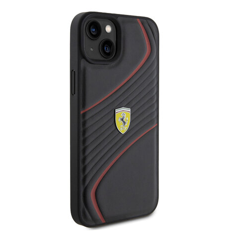 Ferrari Ferrari iPhone 15 & 14 Plus Back cover coque Twist - Noir Ferrari Ferrari iPhone 15 & 14 Plus Back cover coque Twist - Noir