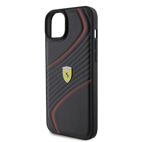 Ferrari Ferrari iPhone 15 & 14 Plus Back cover coque Twist - Noir Ferrari Ferrari iPhone 15 & 14 Plus Back cover coque Twist - Noir