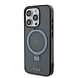 Tumi Tumi iPhone 15 Pro Backcover hoesje Metallic magsafe with stand - Zwart Tumi Tumi iPhone 15 Pro Backcover hoesje Metallic magsafe with stand - Zwart