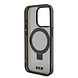 Tumi Tumi iPhone 15 Pro Backcover hoesje Metallic magsafe with stand - Zwart Tumi Tumi iPhone 15 Pro Backcover hoesje Metallic magsafe with stand - Zwart
