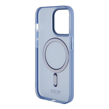 Tumi Tumi iPhone 15 Pro Backcover hoesje Frosted magsafe transparent - Blauw Tumi Tumi iPhone 15 Pro Backcover hoesje Frosted magsafe transparent - Blauw
