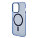 Tumi Tumi iPhone 15 Pro Backcover hoesje Frosted magsafe transparent - Blauw Tumi Tumi iPhone 15 Pro Backcover hoesje Frosted magsafe transparent - Blauw