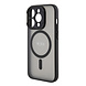 Tumi Tumi iPhone 15 Pro Backcover hoesje Metallic magsafe with stand - Zwart Tumi Tumi iPhone 15 Pro Backcover hoesje Metallic magsafe with stand - Zwart