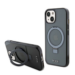 Tumi iPhone 15 Back cover case - Metallic magsafe with stand - Black