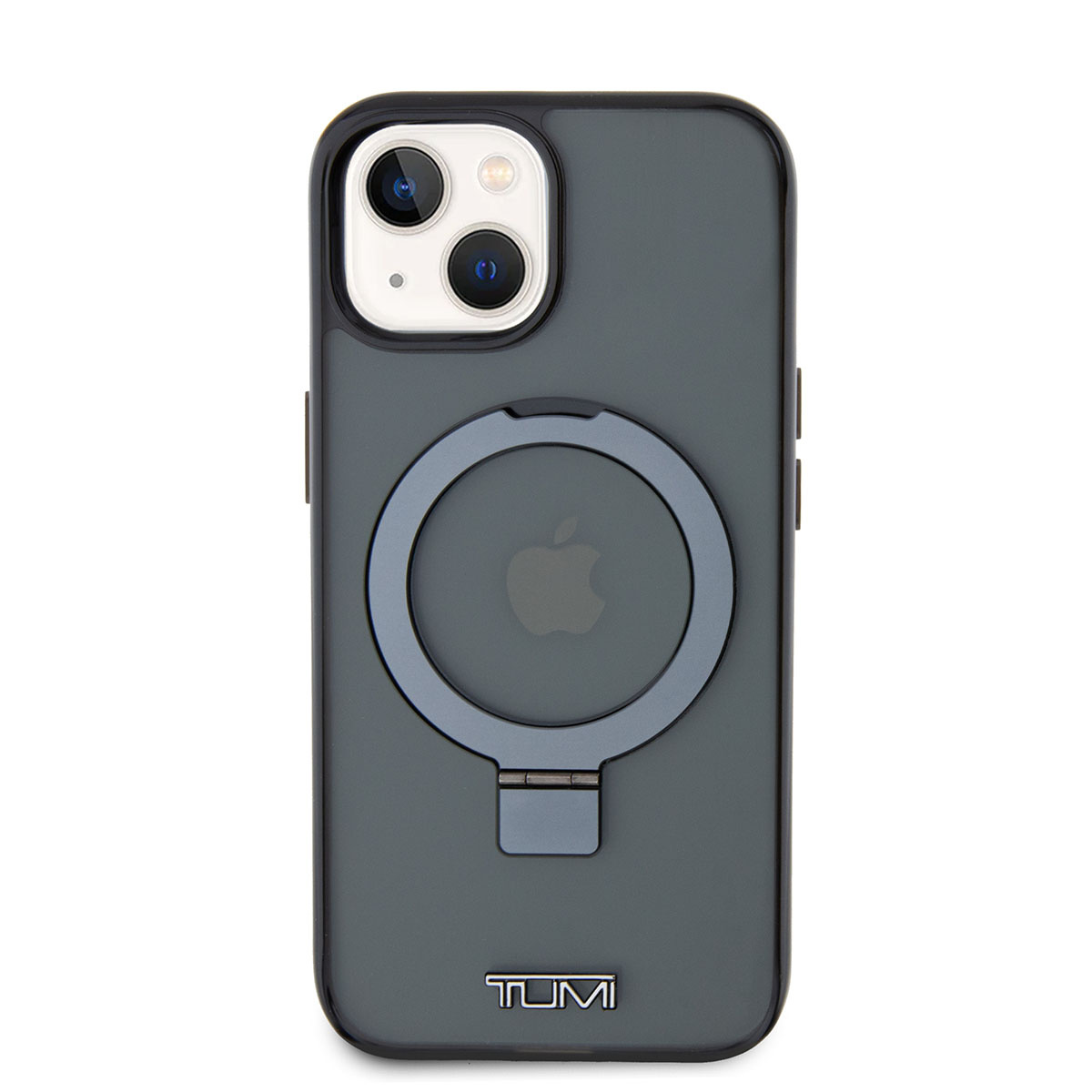 Tumi Tumi iPhone 15 Backcover hoesje Metallic magsafe with stand - Zwart, foto 3 van 6